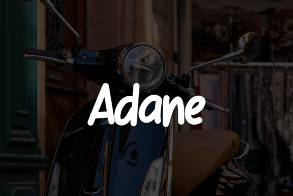 Adane: A Versatile Script Font for Web Design and Digital Branding