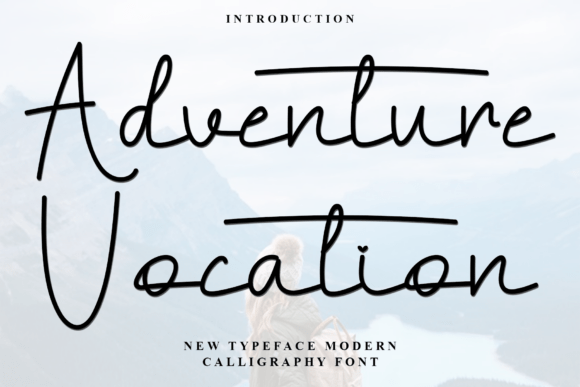 Adventure Vocation: A Festive Script Font for Holiday-Themed Web Design