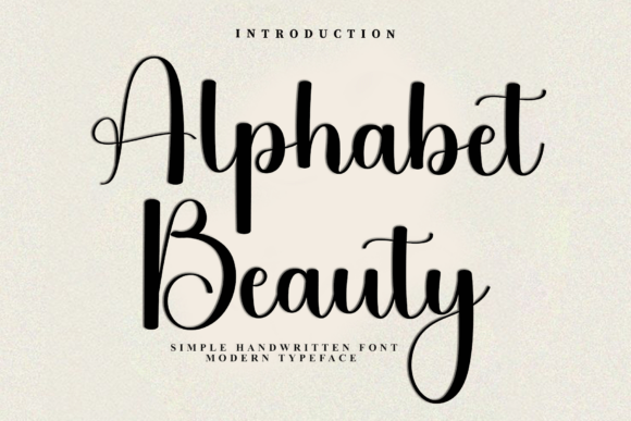 Alphabet Beauty: A Handwritten Font for Elegant Craft and Product Design