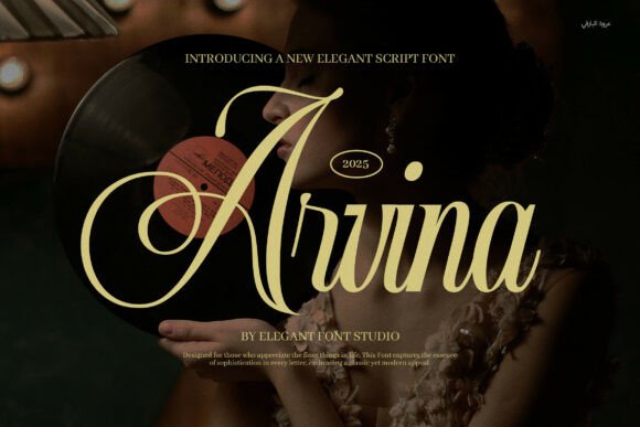 Arvina Wedding Script Font: Elegance Meets Versatility
