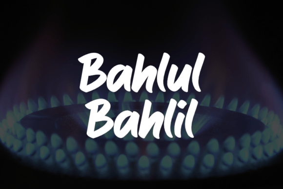 Bahlul Bahlil: A Refined Script Font for Professional Branding