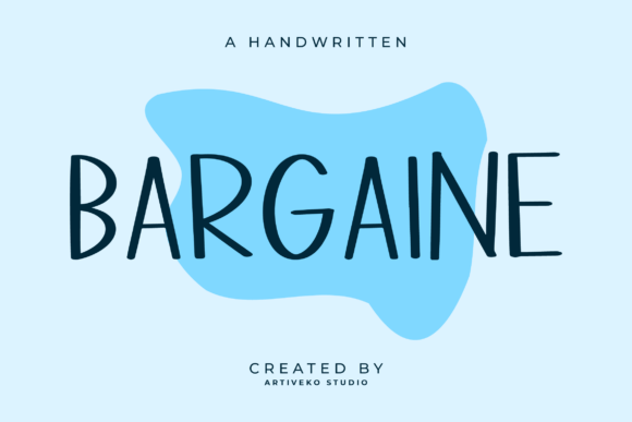 Bargaine: A Stylish Handwritten Font for Modern Web Design