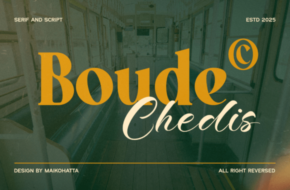 Boude Chedis: A Versatile Serif Font for Creative Designers