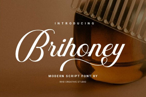 Brihoney: A Delicate Handwritten Font for Creative Designs
