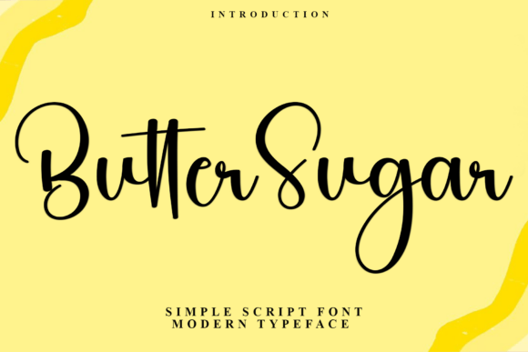 Buttersugar: A Festive Script Font for Enchanting Editorial Designs
