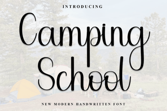Camping School: A Creative Font for Warm and Engaging Campaigns