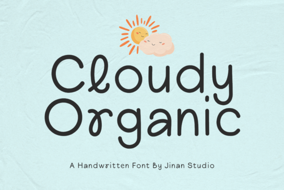 Cloudy Organic: A Sweet Script Font for Joyful Editorial Design