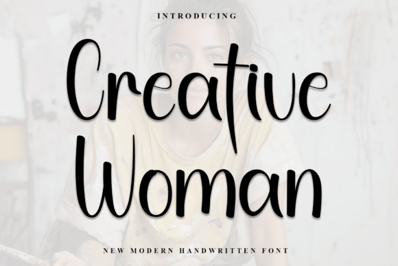 Creative Woman: A Playful Script Font for Crafters and Makers