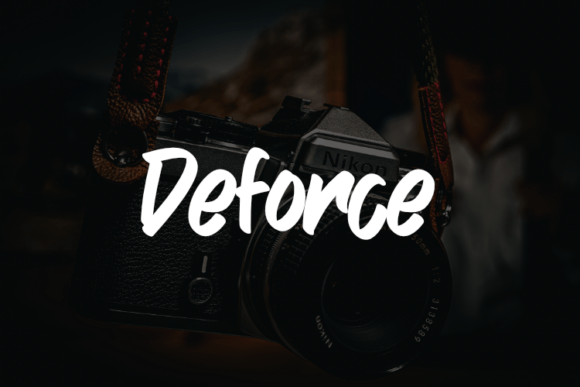 Deforce: The Script Handwritten Font That Elevates Brand Design