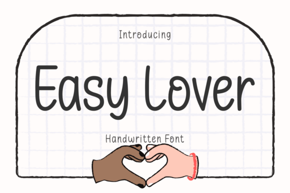 Easy Lover: A Handwritten Font for Charming Craft and Product Designs