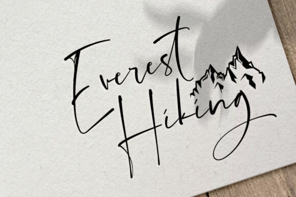 Everest Hiking: A Premium Script Handwritten Font for Creative Projects