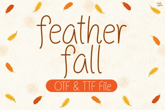 Featherfall: A Cute Thin Handwritten Font for Crafters and Makers