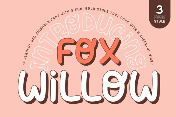 Fox Willow: A Playful Script Handwritten Font for Digital Branding and Web Design