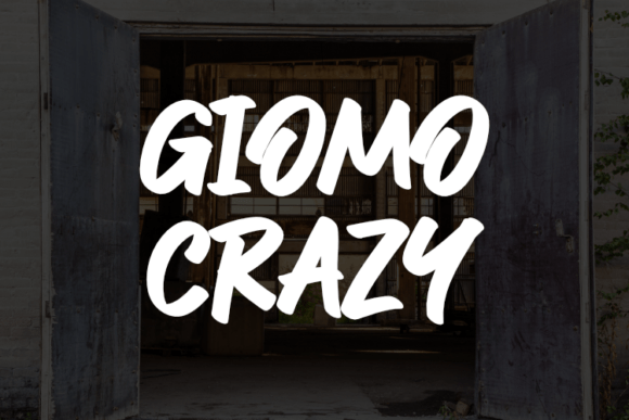 Giomo Crazy: A Versatile Script Handwritten Font for Fashion-Forward Designers