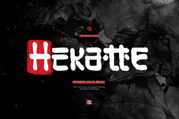 Hekatte: A Japanese Brush Font for Elegant Editorial Design