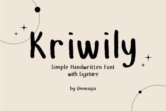 Kriwily: A Charming Handwritten Font for Editorial Design and Digital Publishing