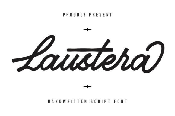 Laustera: A Timeless Handwritten Font for Crafters and Makers