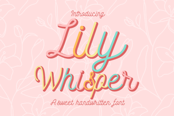 Lily Whisper Font: A Handwritten Touch for Elegant Editorial Design