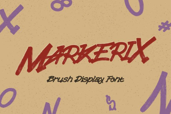Markerix: A Lively Script Handwritten Font for Creative Branding Projects