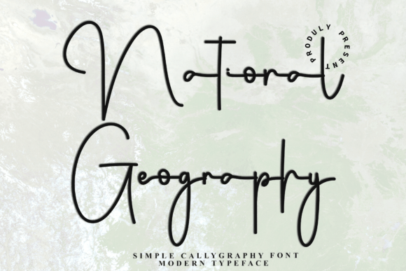 National Geography: A Festive Typeface for Holiday Campaigns and Branding
