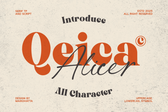 Qeica: A Stylish Serif Font Duo for Modern Marketing Campaigns