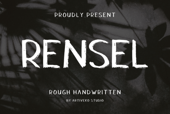 Rensel: A Stylish Handwritten Font for Modern Campaign Design
