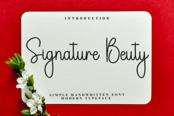 Signature Beauty: A Soft, Versatile Script Font for Handmade Labels and Creative Designs
