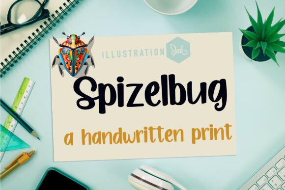 Spizelbug: A Playful Script Font for Bold Editorial Design