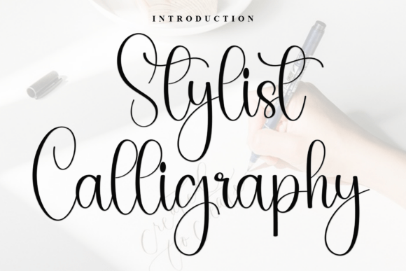 Stylist Calligraphy: A Soft, Elegant Font for Small Business Branding