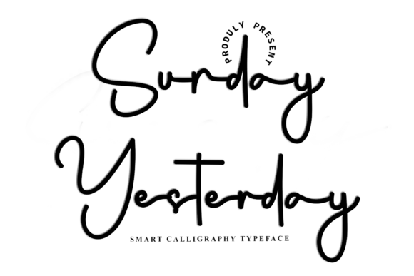 Sunday Yesterday: A Timeless Handwritten Font for Elegant Editorial Design
